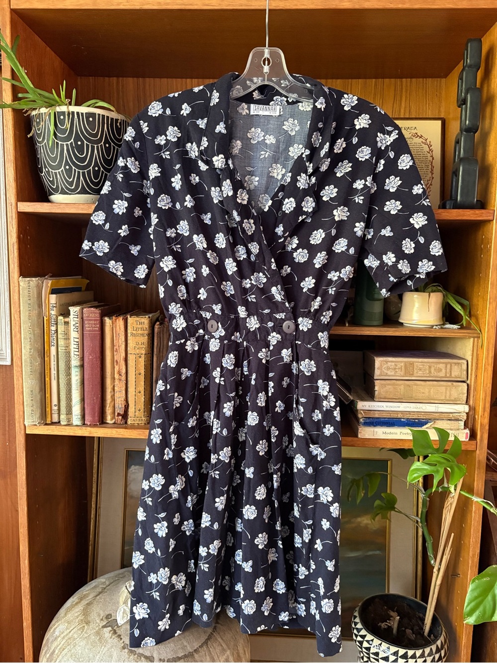 Vintage 90s CottageCore Floral Romper S